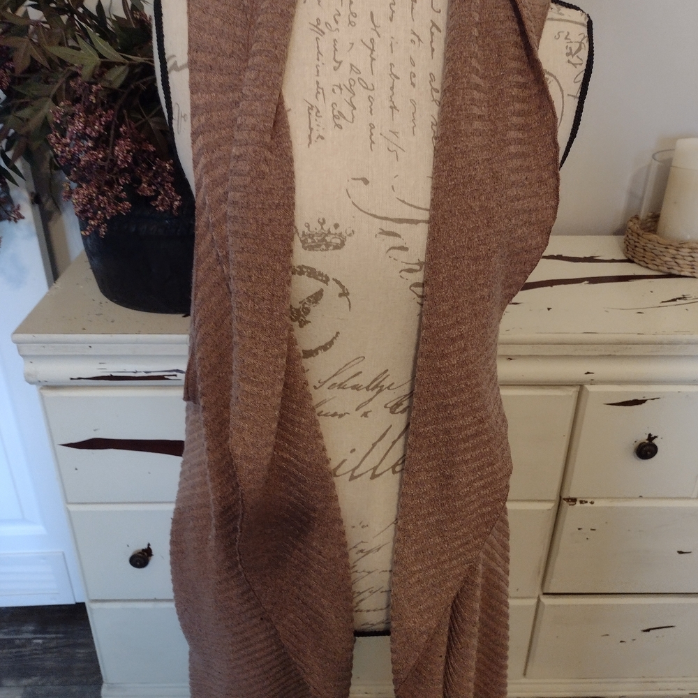 Brown Knit Vest